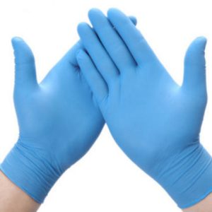 Blue Powder free Nitrile Gloves